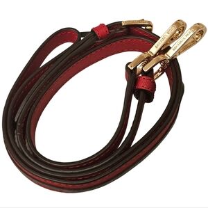 Michael Kors Flame Red Saffiano Leather Crossbody Handbag Strap (NWOT)